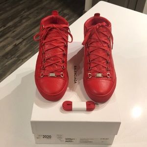 Balenciaga Arena High Top Men’s Leather Sneakers